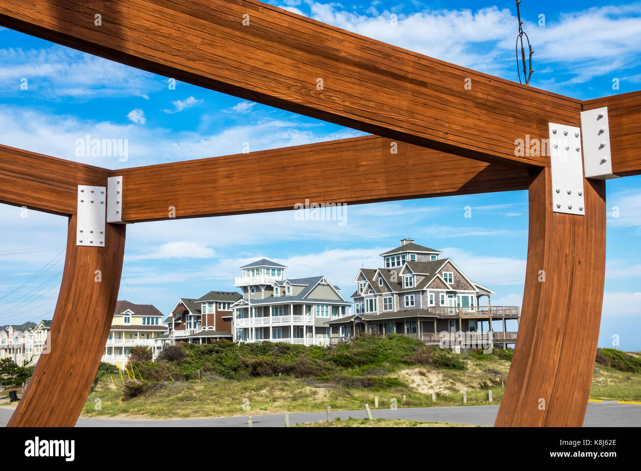 North Carolina, North Carolina, North Carolina, Outer Banks, Hatteras Island, Friedhof des Atlantikmuseums, Außenansicht, maritimes Museum, Besucher reisen Reisen Touristik Stockfoto