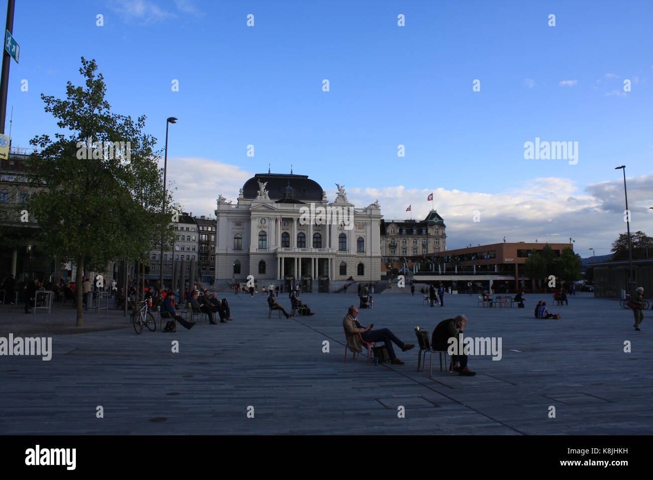Opernhaus Zürich (Opernhaus Zürich) in der Schweiz Stockfotografie - Alamy