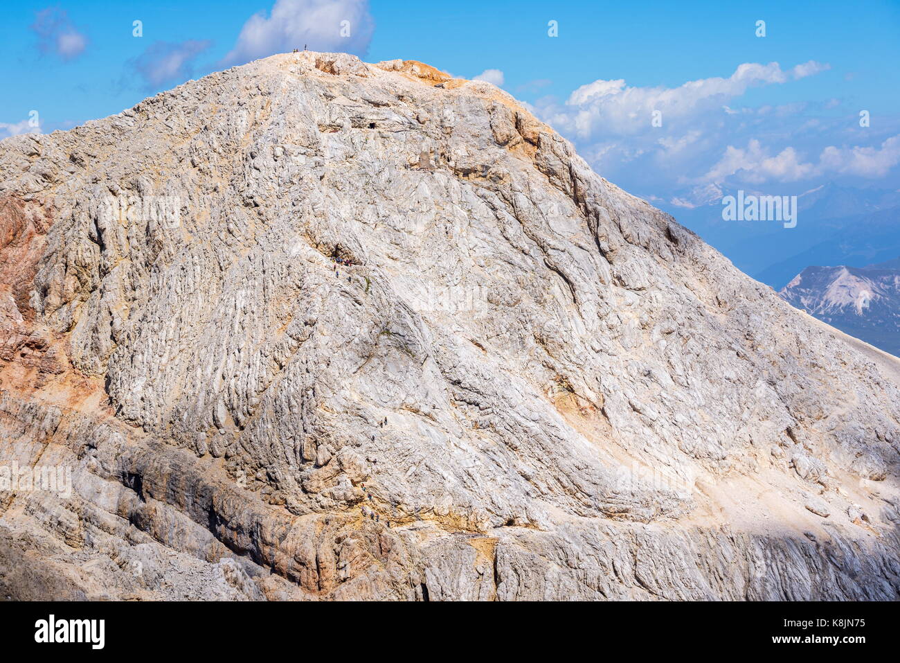 Tofana Di Dentro ist der zweithöchste Gipfel der Tofana Gruppe. Stockfoto