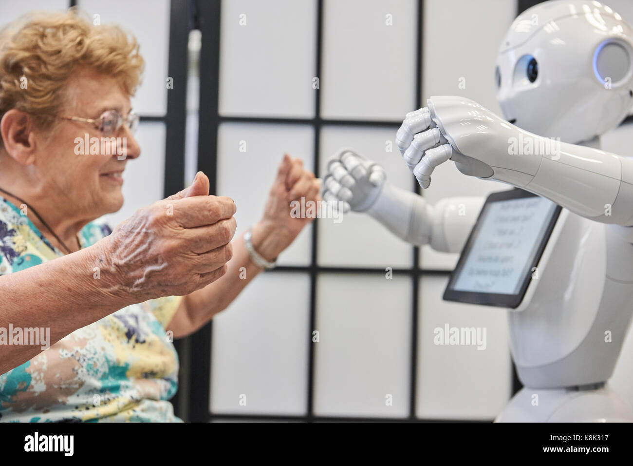 Roboter FORSCHUNG Stockfoto