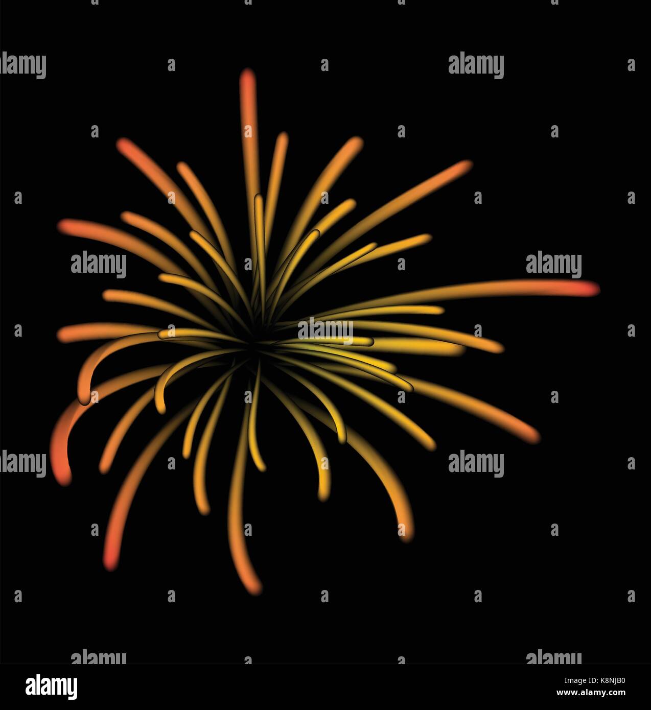 Feuerwerk vektor Symbol, Symbol, Design. Abbildung auf weißem Hintergrund. Stock Vektor