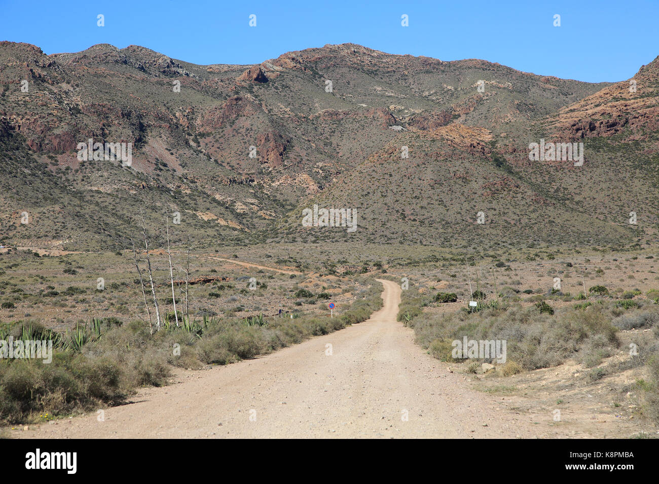 Cabo de Gata Nationalpark, Mónsul, in der Nähe von San José, Almeria, Spanien Stockfoto