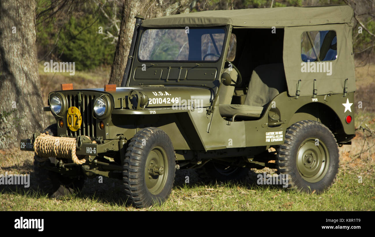Die WILLYS M38 Army jeep Stockfotografie Alamy