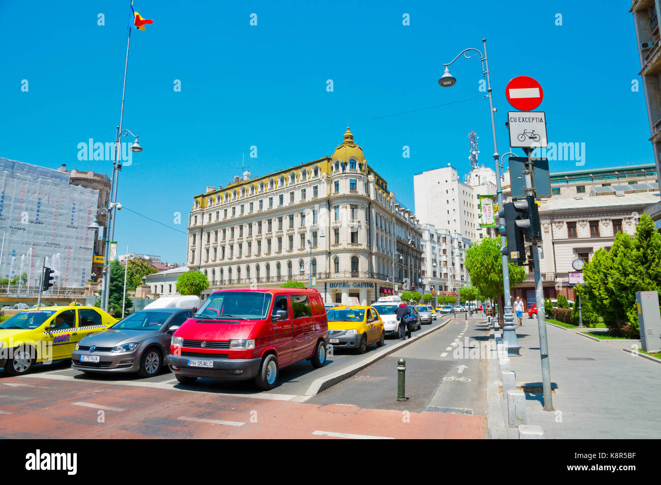 Calea Victoriei, Bukarest, Rumänien Stockfoto