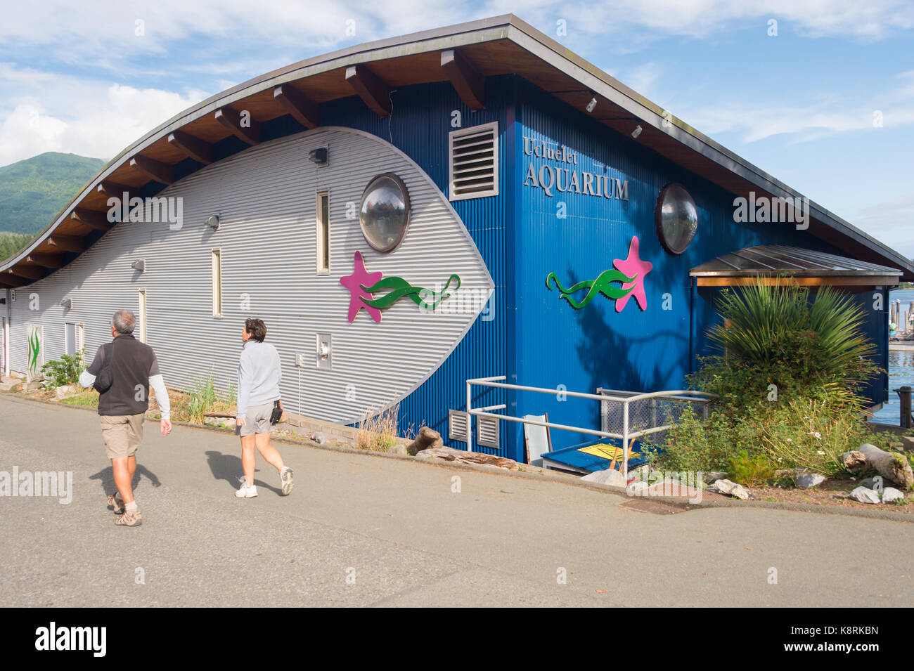 Ucluelet Aquarium auf Vancouver Island, British Columbia, Kanada (September 2017) Stockfoto