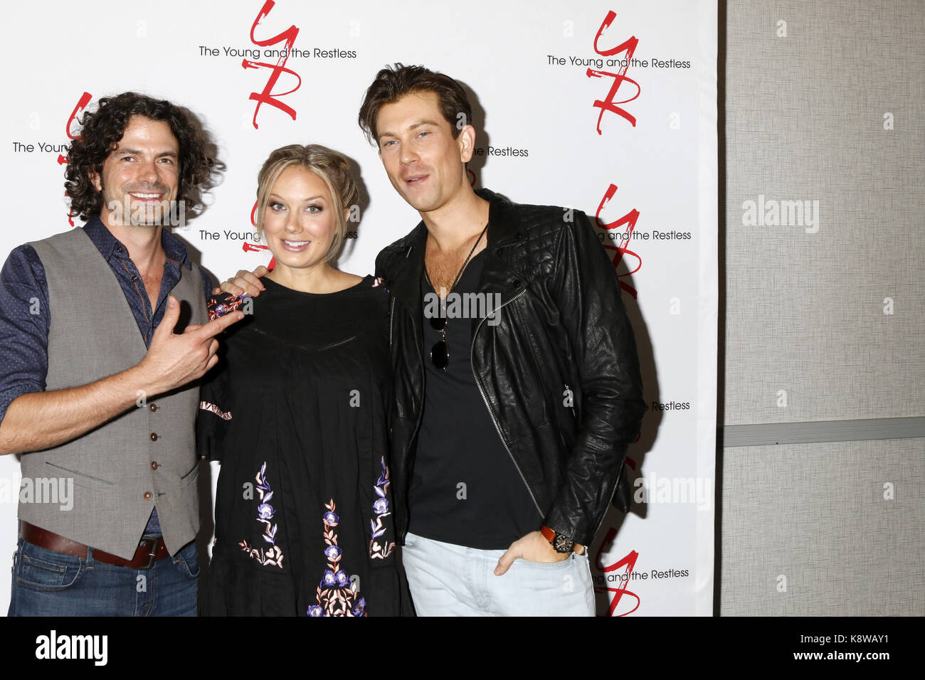 Junge und unruhig Fan Event 2017 im Marriott Burbank Convention Center am 19. August 2017 in Burbank, CA Mit: Daniel Hall, Melissa Ordway, Ryan Ashton Wo: Burbank, Kalifornien, USA Wann: 20 Aug 2017 Quelle: Nicky Nelson/WENN.com Stockfoto