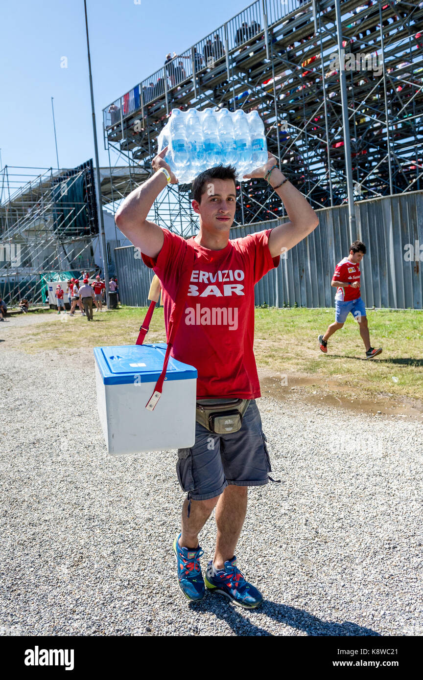 Mobile Bar im Grossen Preis von Monza 2017. Stockfoto