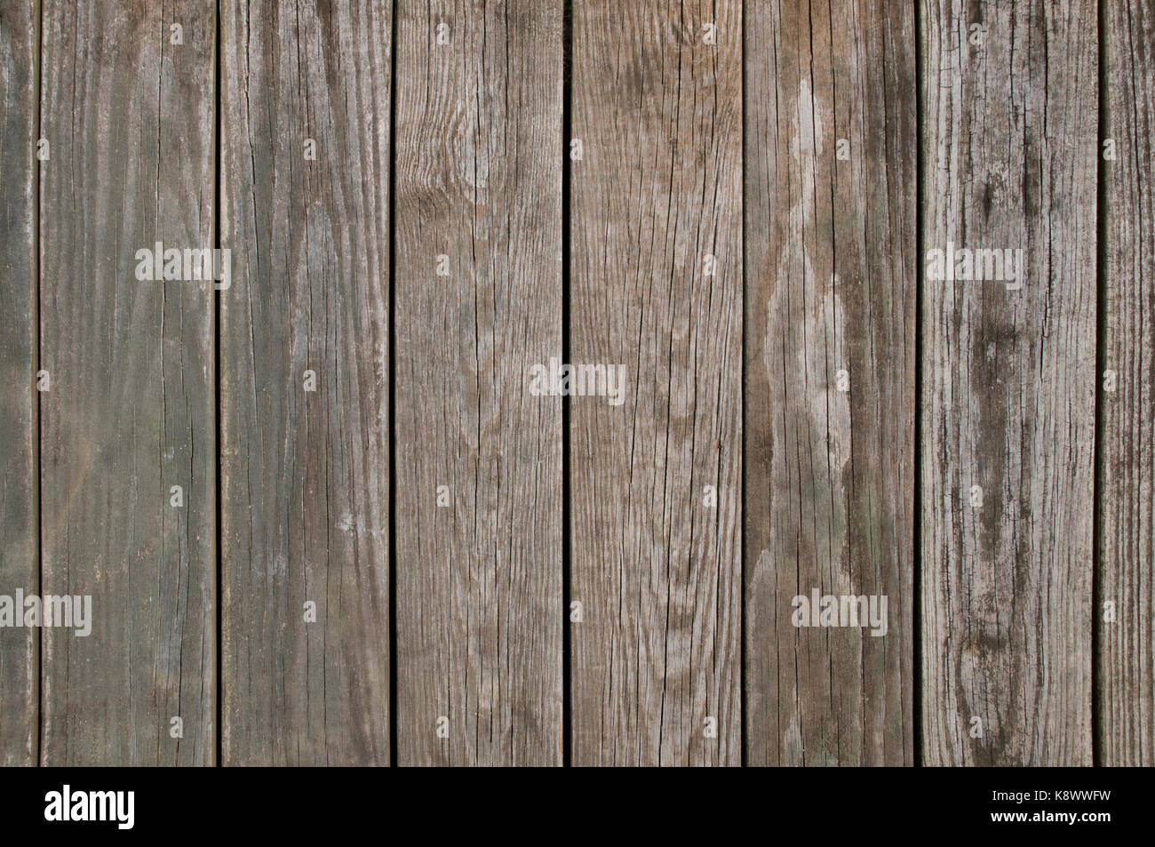 Verwitterte Holzbelag Hintergrund Textur Stockfoto