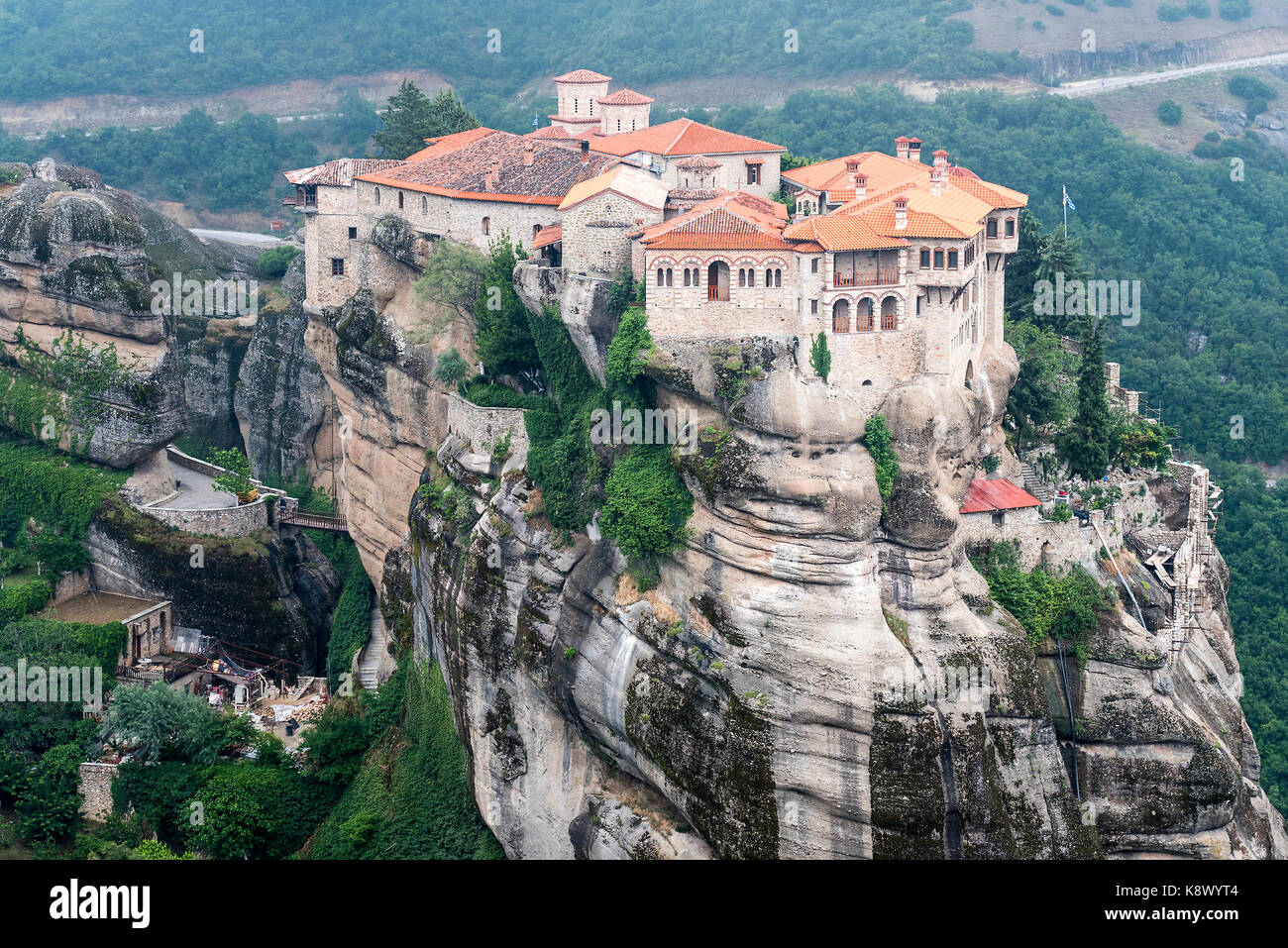 Kloster Varlaam, Meteora, Griechenland Stockfoto