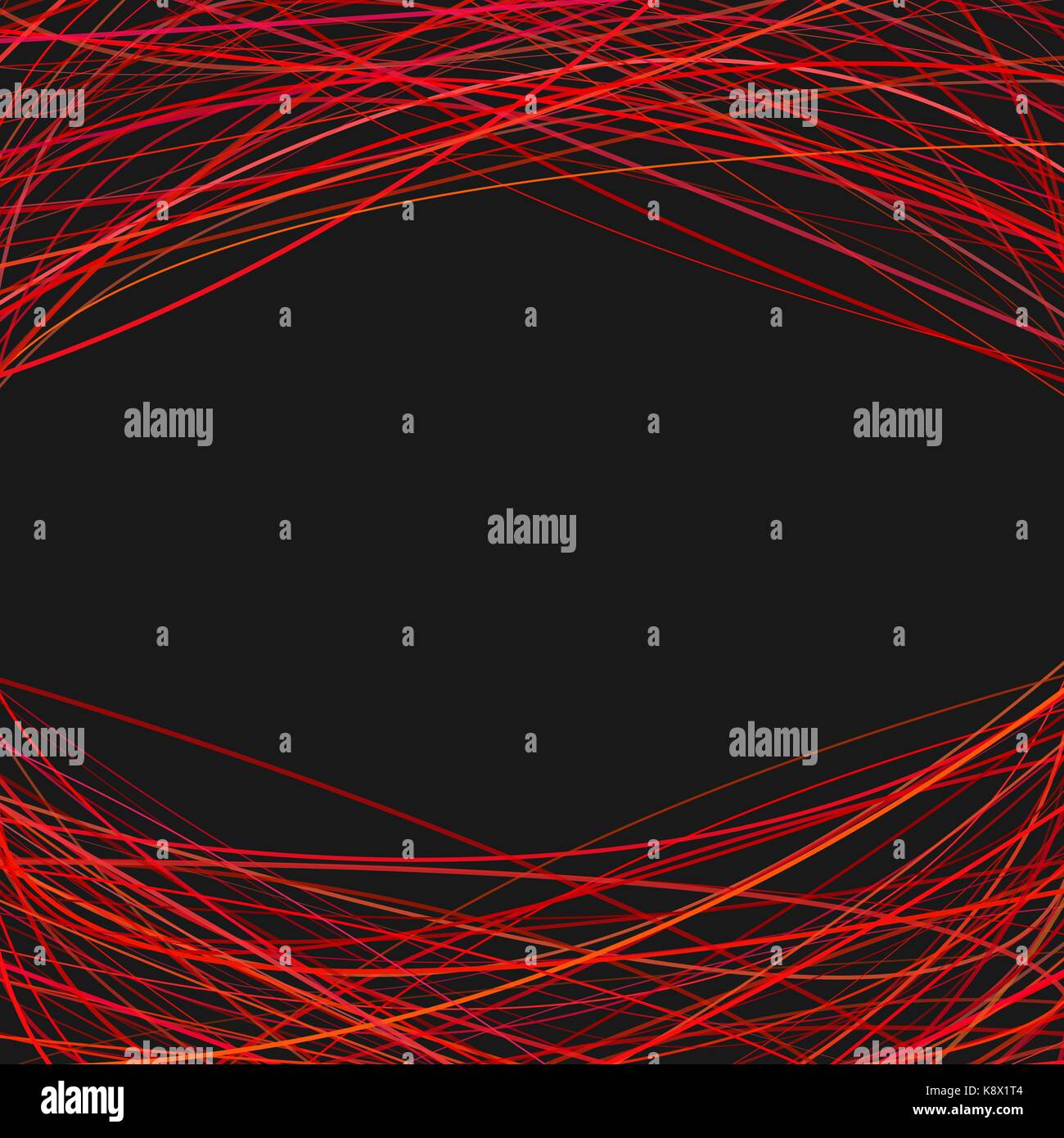 Zusammenfassung Hintergrund mit gewölbten Streifen an der Ober- und Unterseite - vektor design Stock Vektor