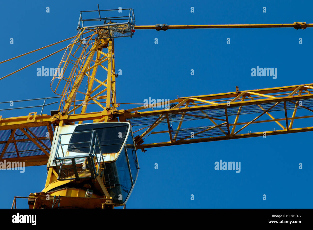 Baukran. Stockfoto