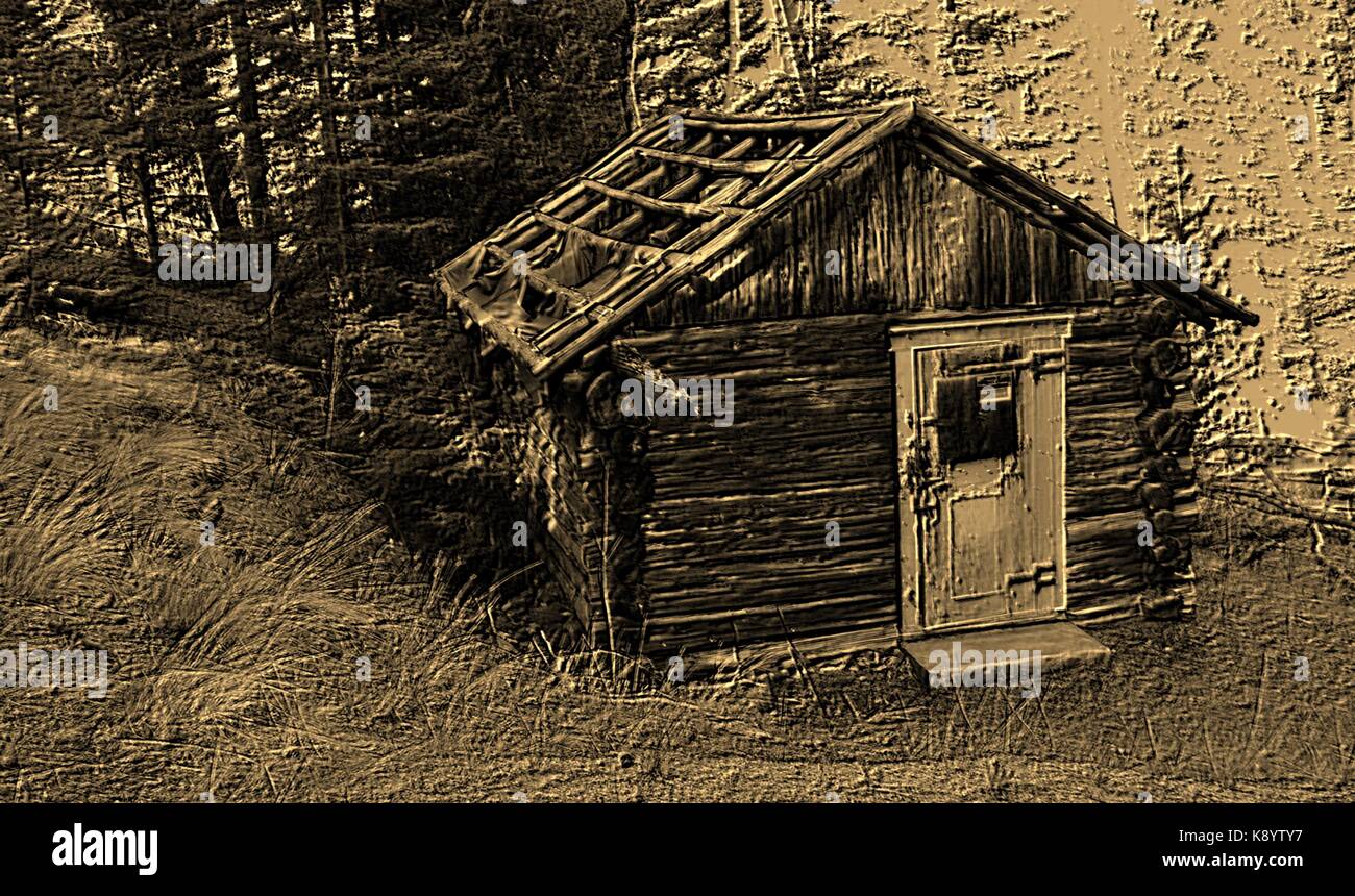 Bergbau Anspruch im Südwesten von Montana Stockfoto