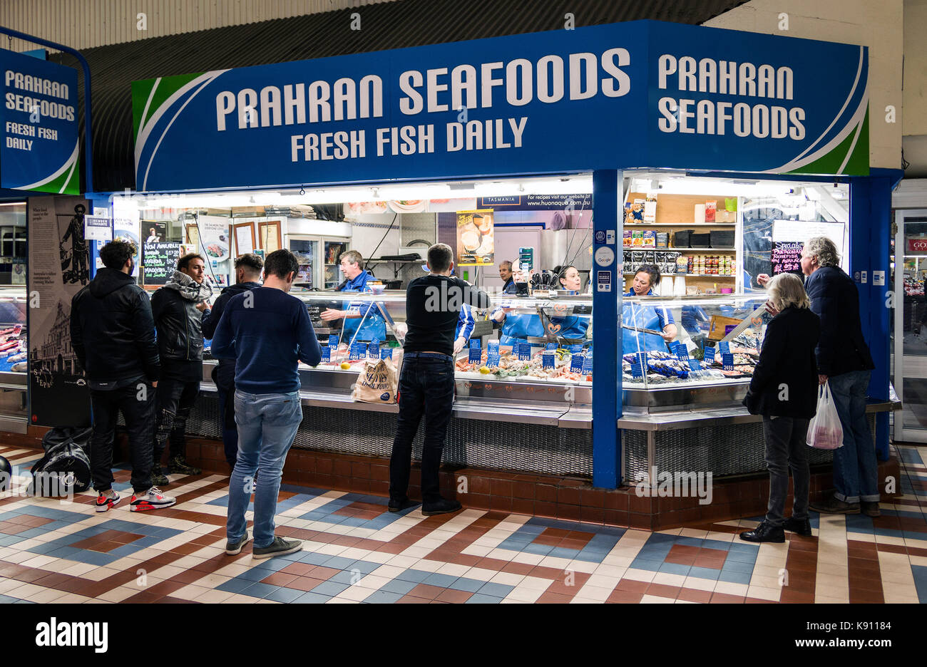 Prahran Market Melbourne Victoria Australien Stockfoto