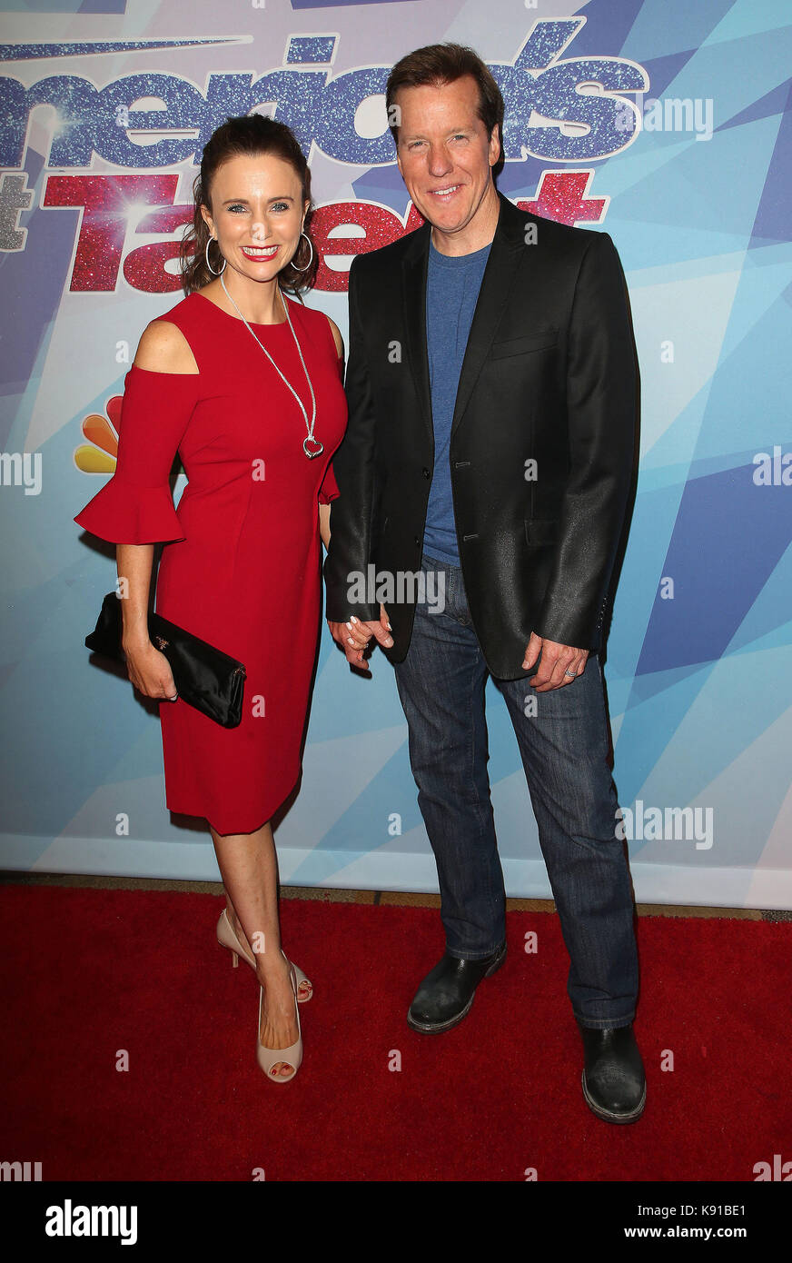 September 20, 2017 - Hollywood, Kalifornien, USA - 20. September 2017 - Hollywood, Kalifornien - Jeff Dunham, Audrey Dunham. NBC "America's Got Talent'' Saison 12 Finale bei Dolby Theater Foto: F. Sadou/AdMedia (Credit Bild: © F. Sadou/AdMedia über ZUMA Draht) Stockfoto