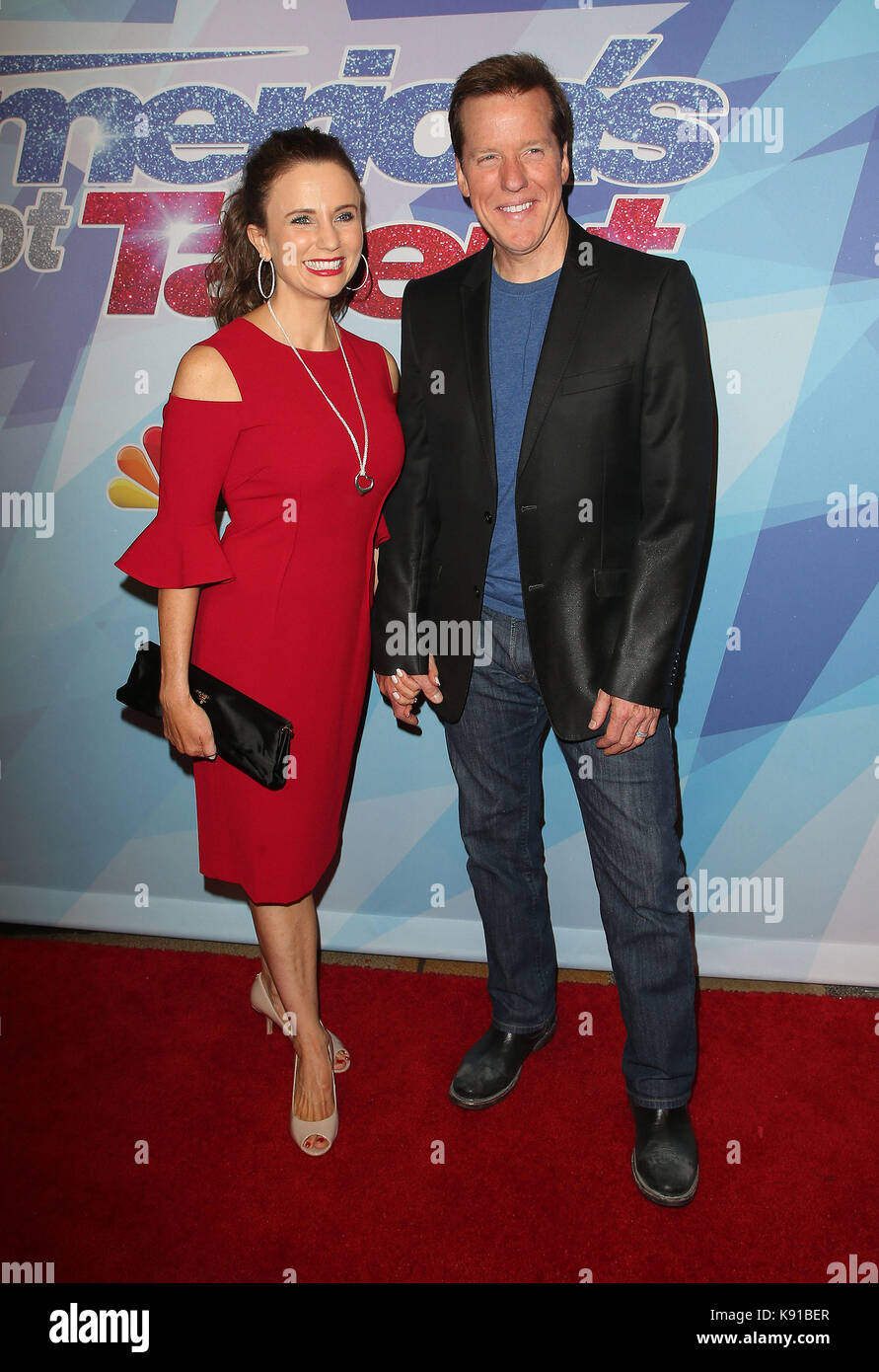 September 20, 2017 - Hollywood, Kalifornien, USA - 20. September 2017 - Hollywood, Kalifornien - Jeff Dunham, Audrey Dunham. NBC "America's Got Talent'' Saison 12 Finale bei Dolby Theater Foto: F. Sadou/AdMedia (Credit Bild: © F. Sadou/AdMedia über ZUMA Draht) Stockfoto