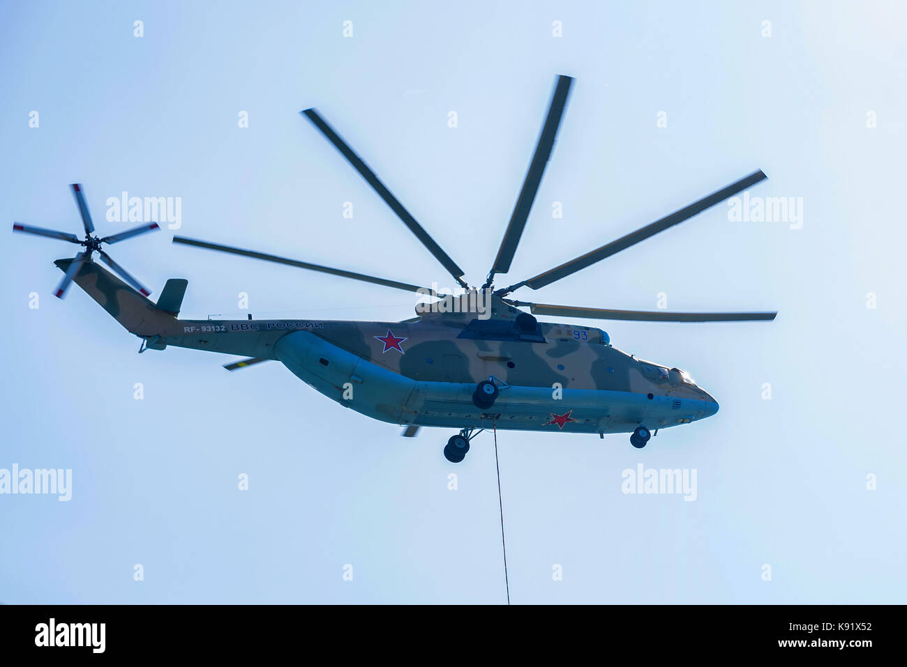 Rostow-am-Don, Russland - AUGUST 2017: Mi-26 Stockfoto