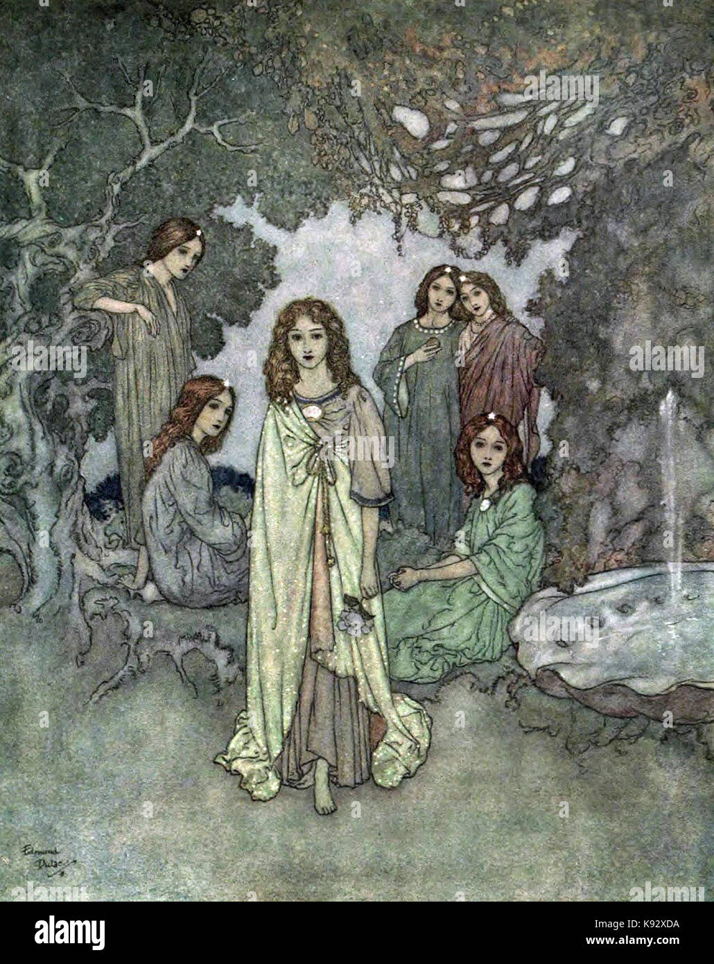 Hans christian andersen illustration Fotos und Bildmaterial in hoher