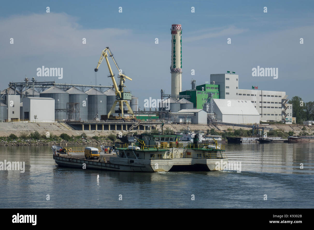 Rumänien, Donau bei Kavadarci Stockfoto
