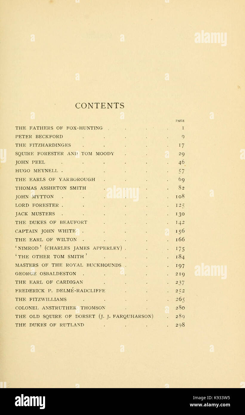 Könige der Jagd Feld BHL 19065038 Stockfoto