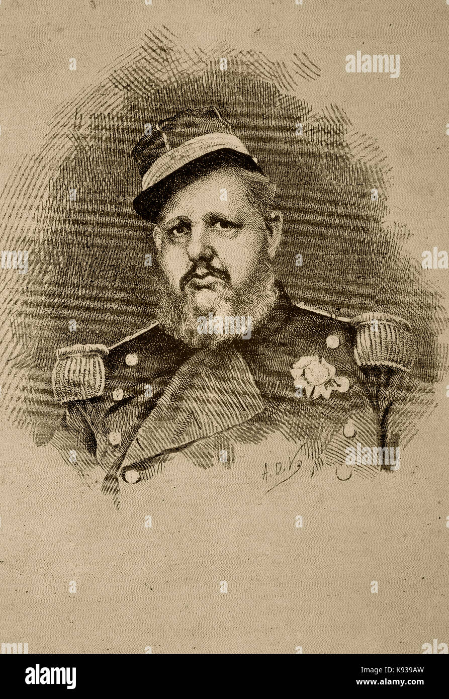 King Bomb - Ferdinando II. Borbone König von zwei Sizilien Stockfoto