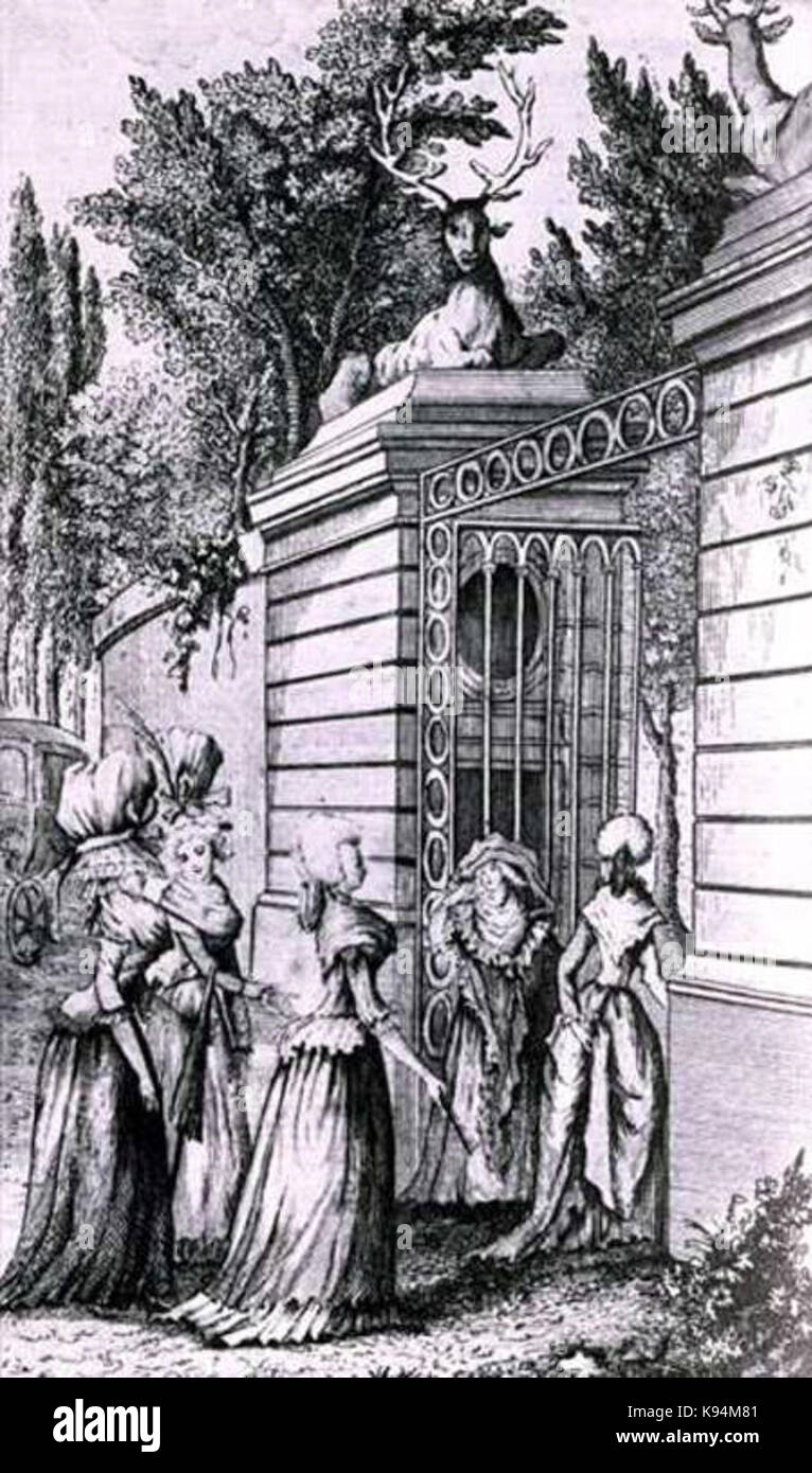 Le Parc aux Cerfs Stockfoto