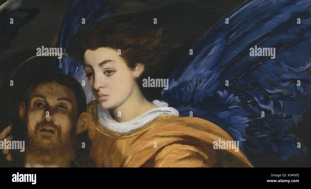 Le Christus mort et Les Anges, Detail Stockfoto