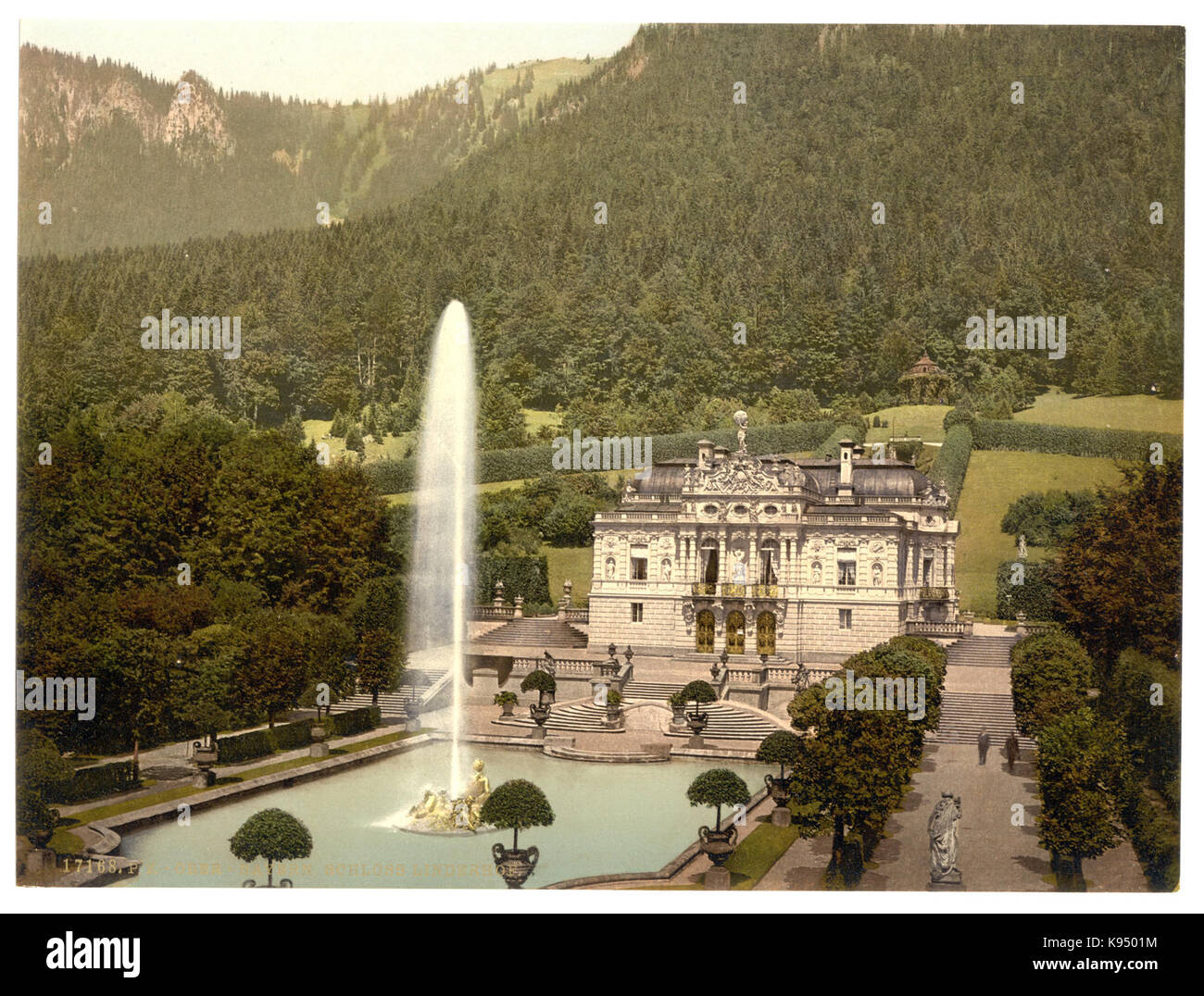 Schloss Linderhof, Oberbayern, Deutschland LCCN 2002696247 Stockfoto