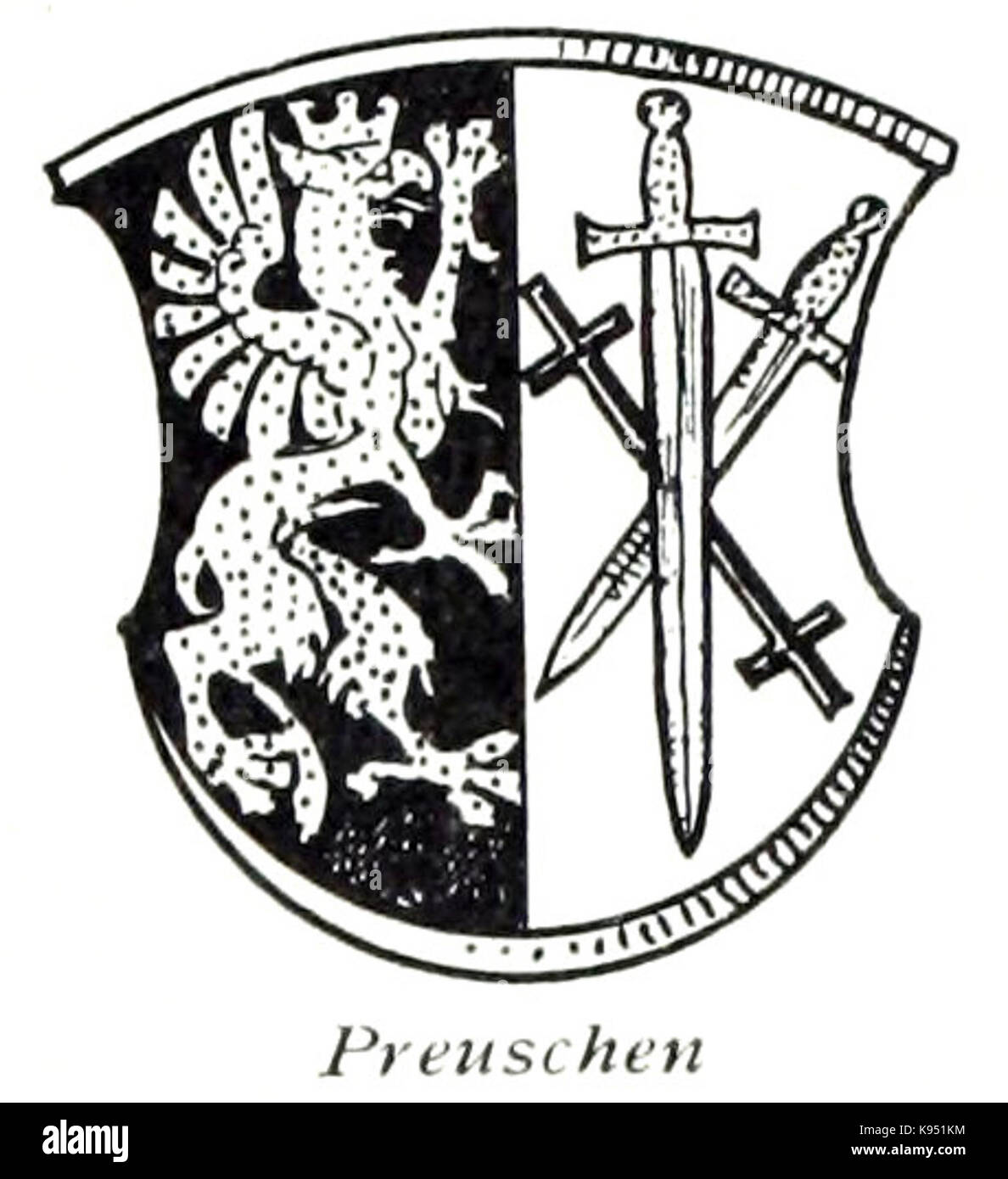 Luthmer V00 o Preuschen Stockfoto