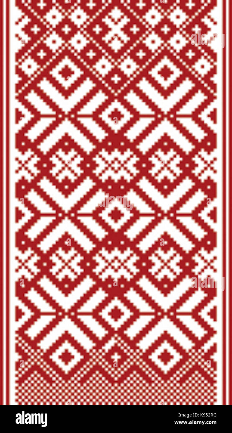 Lielvarde Gürtel verzierung Stockfoto