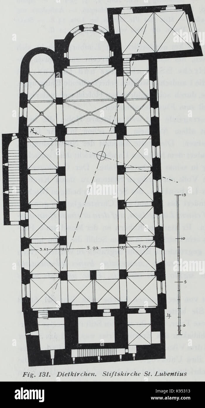 Luthmer III 131 Dietkirchen Stiftkirche St. Lubentius Stockfoto