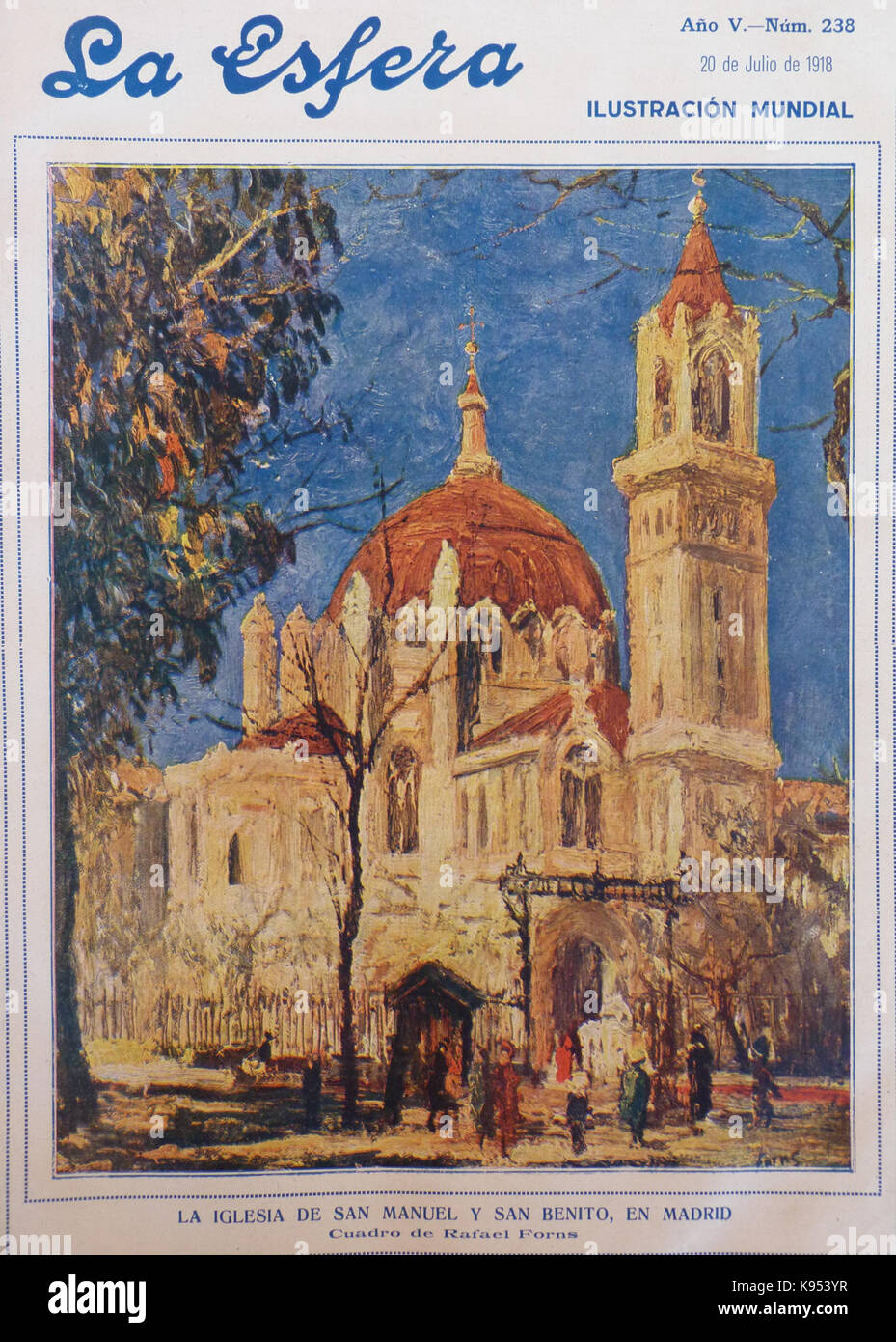 La Esfera 20 7 1918 Stockfoto