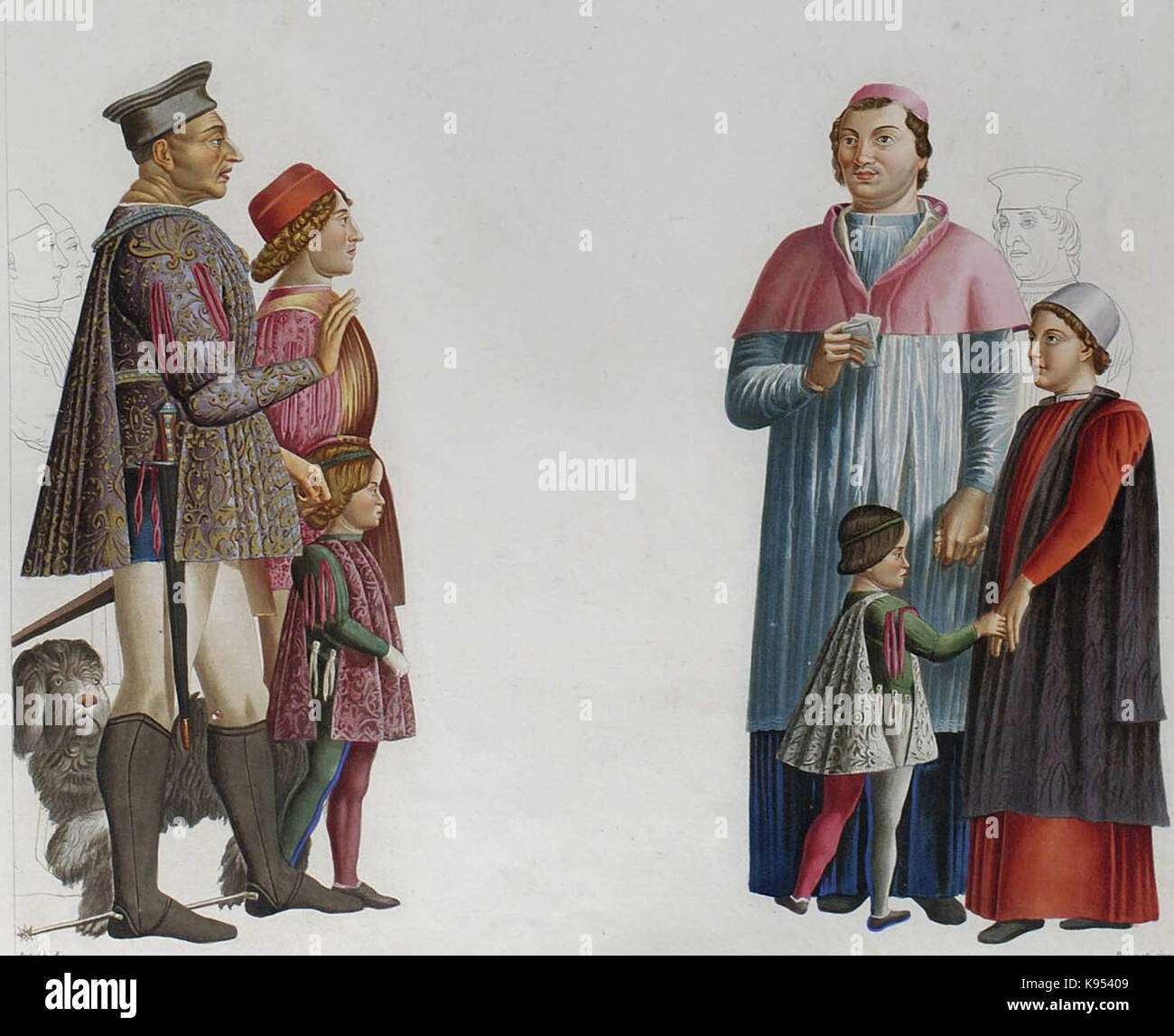 Ludovico Gonzaga war ein einflussreicher Adliger und Herrscher der italienischen Stadt Mantua aus dem 15. Jahrhundert. Seine Führung prägte die kulturelle und politische Landschaft der Region während der Renaissance. Stockfoto