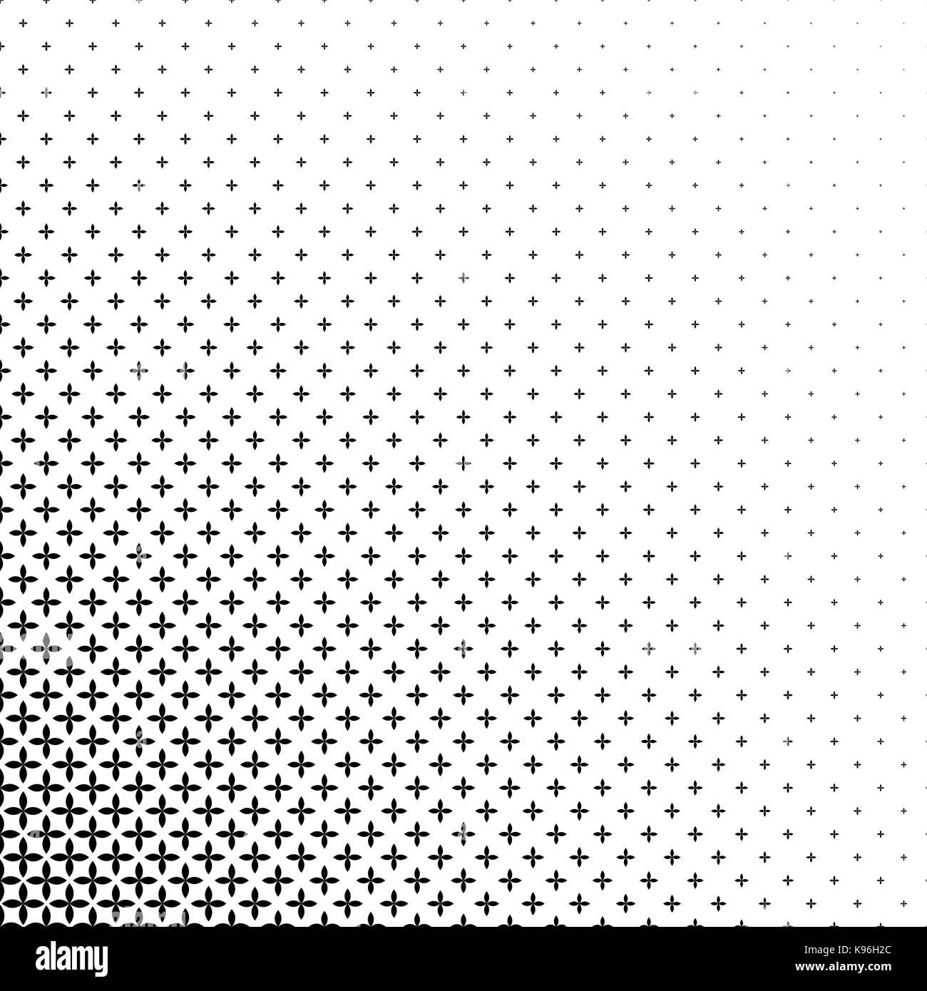 Einfarbige Muster - vector Hintergrund Grafik Design von gekrümmten geometrische Formen Stock Vektor
