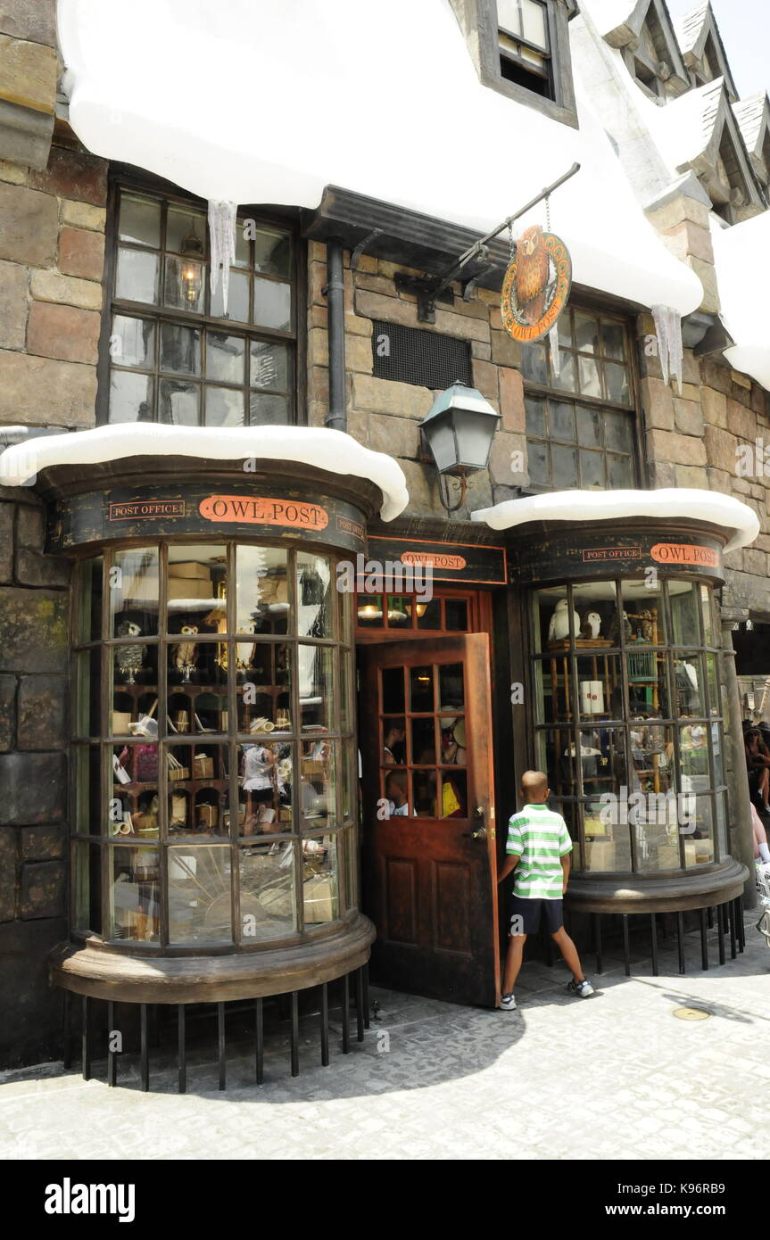 Hogsmeade Dorf, die magische Welt von Harry Potter, Universal Studios, Florida, USA 