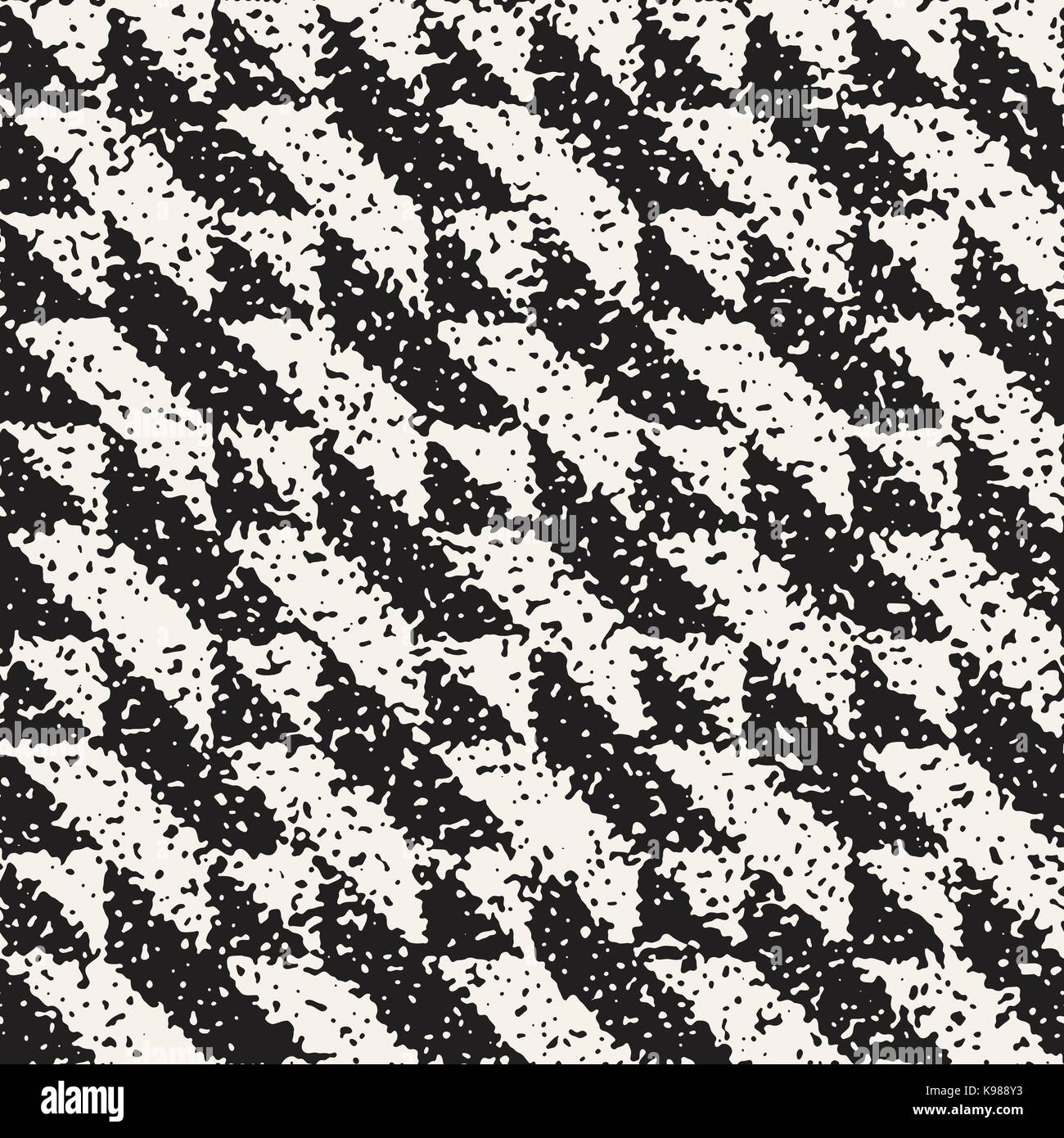 Zusammenfassung laut Texturierte geometrische Formen Hintergrund. Vektor nahtlose grungy Muster. Stock Vektor
