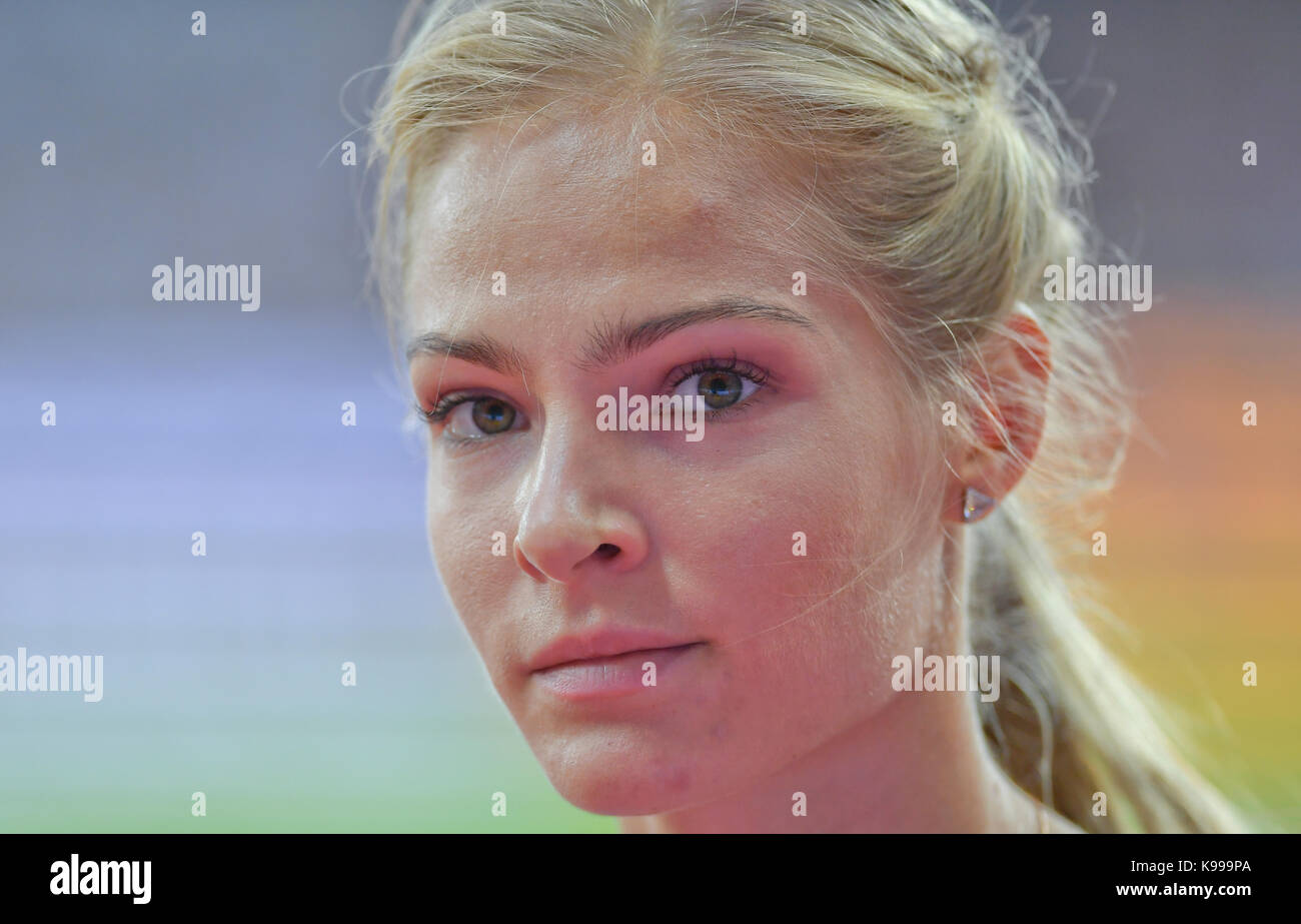 Darya Klishina (Russland) Weitsprung Silbermedaille - IAAF Leichtathletik WM - London 2017 Stockfoto