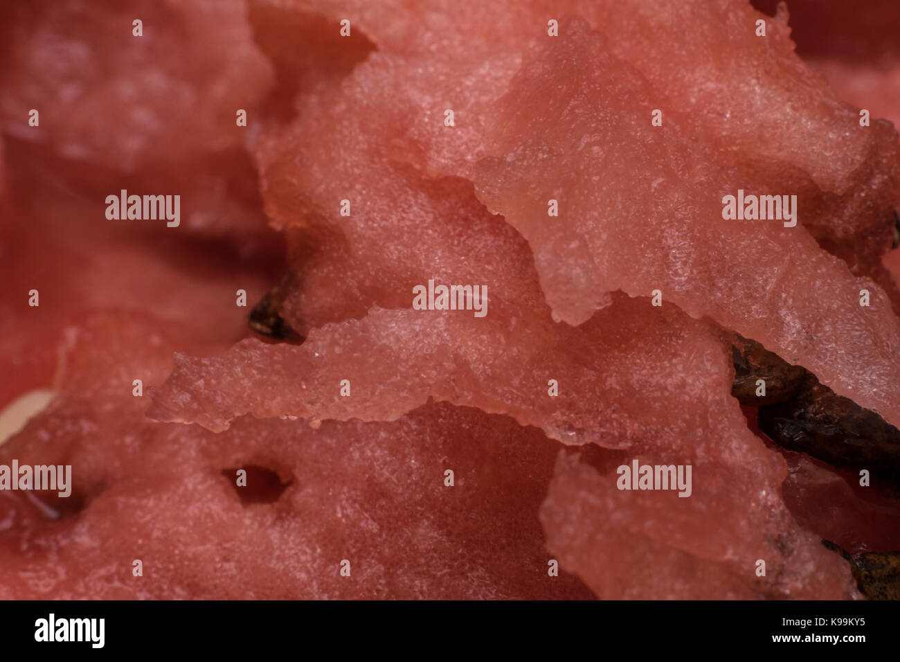Wassermelone Fleisch Stockfoto
