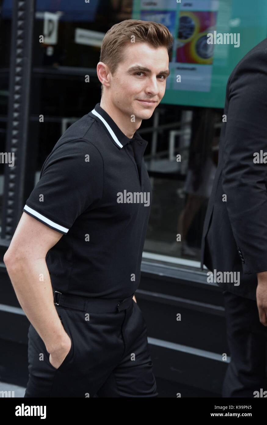 Dave Franco, die Förderung der LEGO Ninjago Film heraus und über für Celebrity Candids-DO,, New York, NY 21. September 2017. Foto von: Derek Sturm/Everett Collection Stockfoto