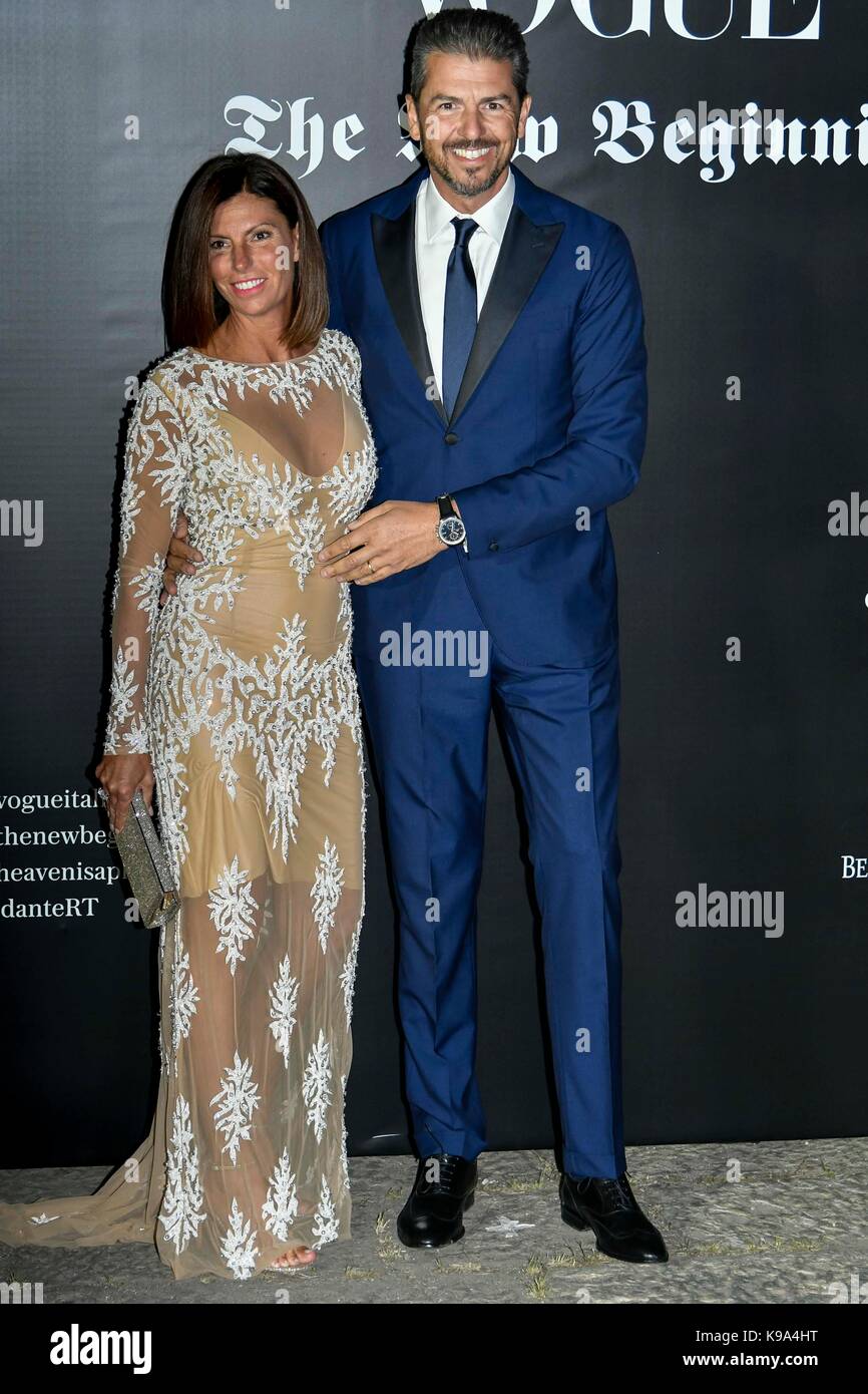 Mailand Italien 22 Sep 2017 Mailand Ereignis Vogue Italien Den Neuen Anfang Bild Ankunft Andrea Berton Sandra Vecchi Credit Unabhangige Fotoagentur Alamy Leben Nachrichten Stockfotografie Alamy