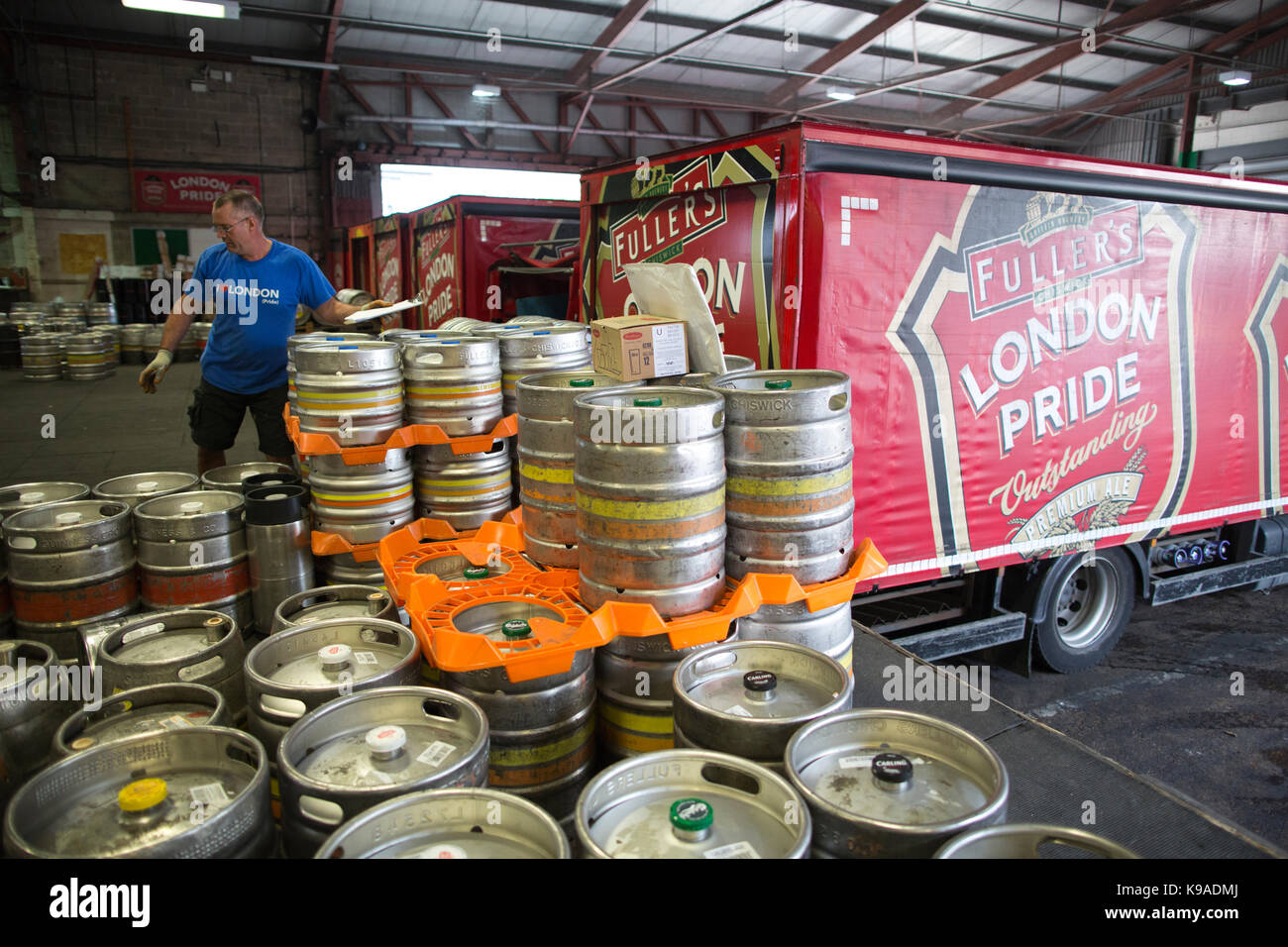 Fullers Brauerei, der Heimat der London Pride, chiswick, London, UK Stockfoto