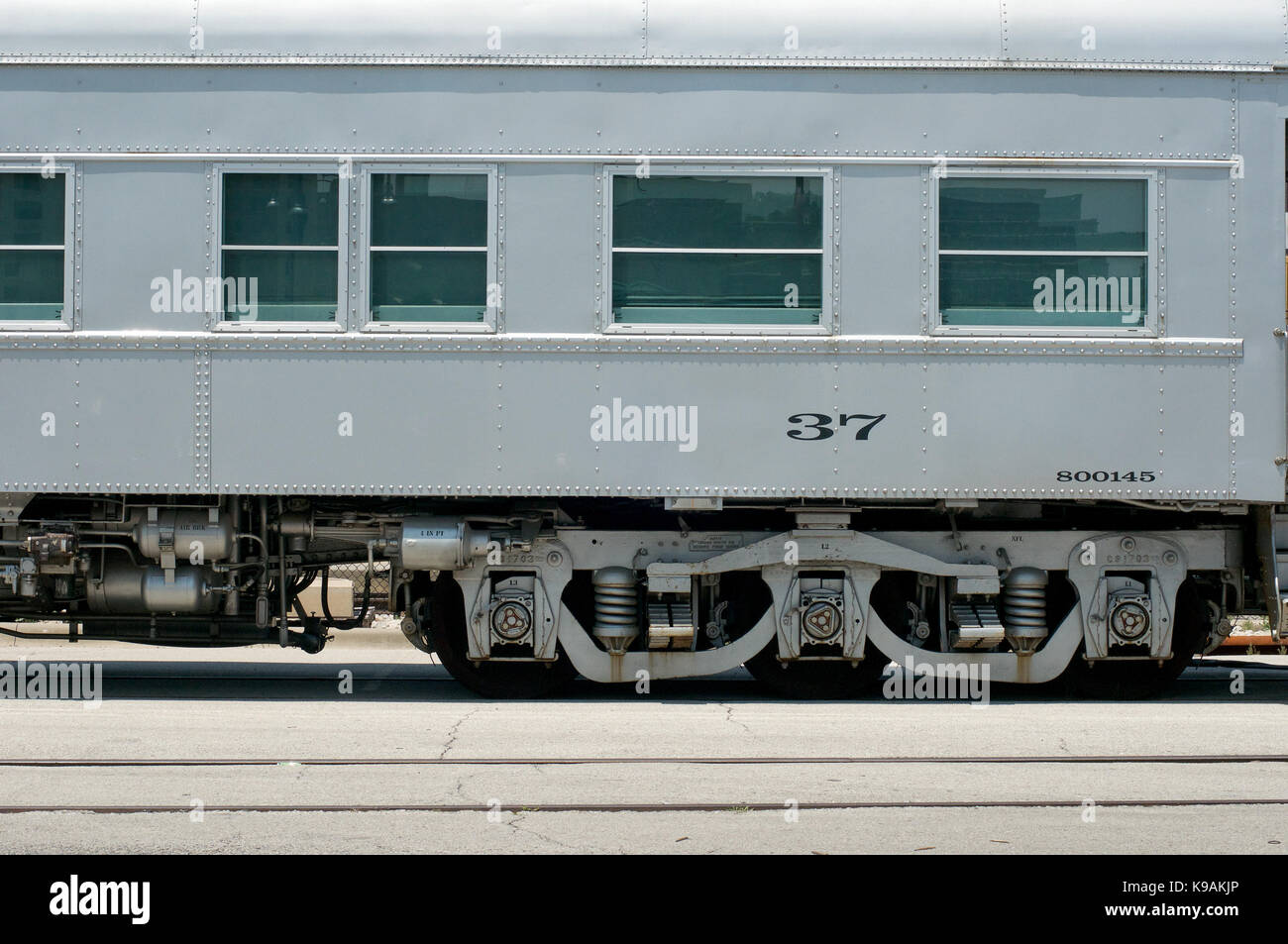 Sante Fe Pkw außerhalb der Union Station in Kansas City, USA Stockfoto