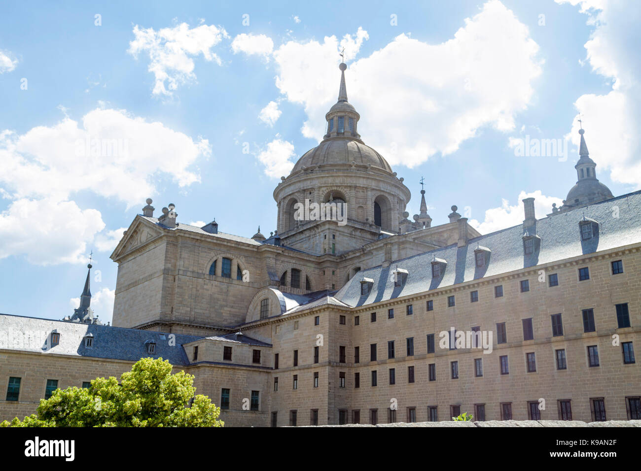 Königliches Kloster von San Lorenzo de El Escorial, Madrid, Spanien Stockfoto