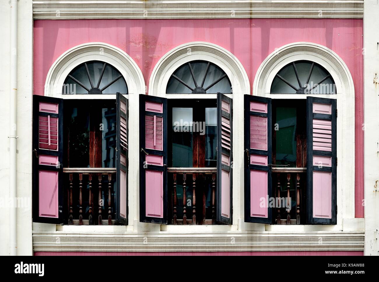 Traditionelle Singapur shop Haus Stockfoto