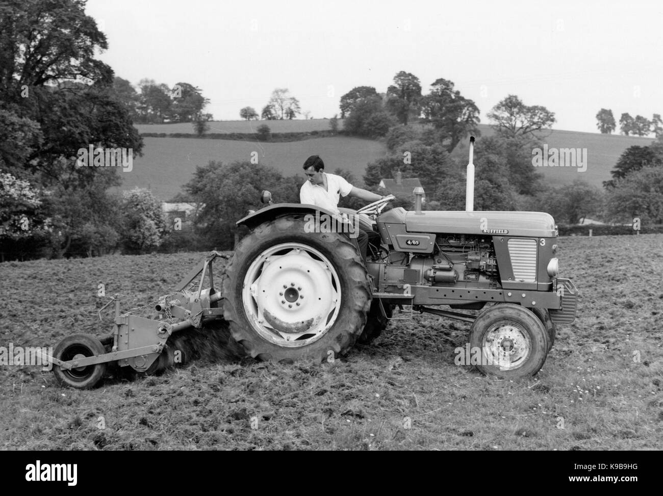 1968 BMC Nuffield 4-65 Traktor Stockfoto