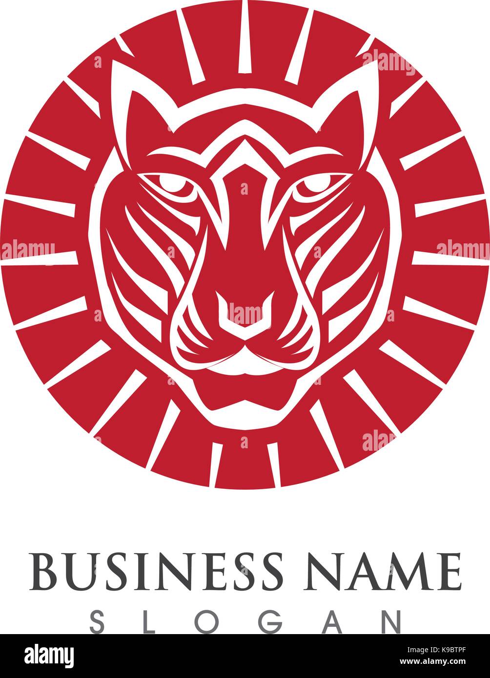 Tiger logo Vorlage vektor Icon Design Stock Vektor