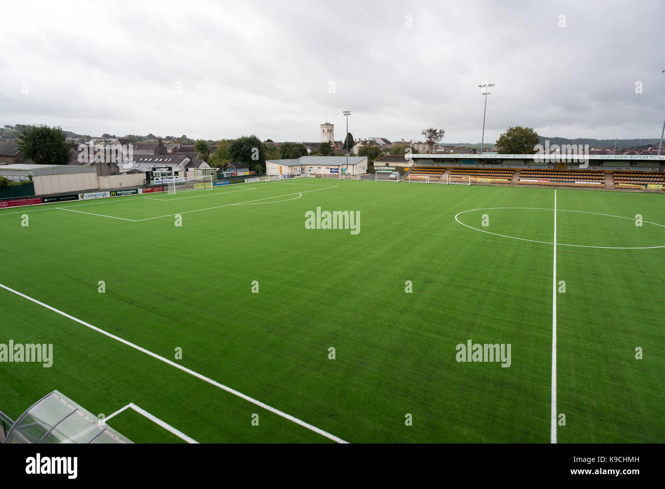 Carmarthen Town AFC neuer 3G-Stellplatz. Stockfoto