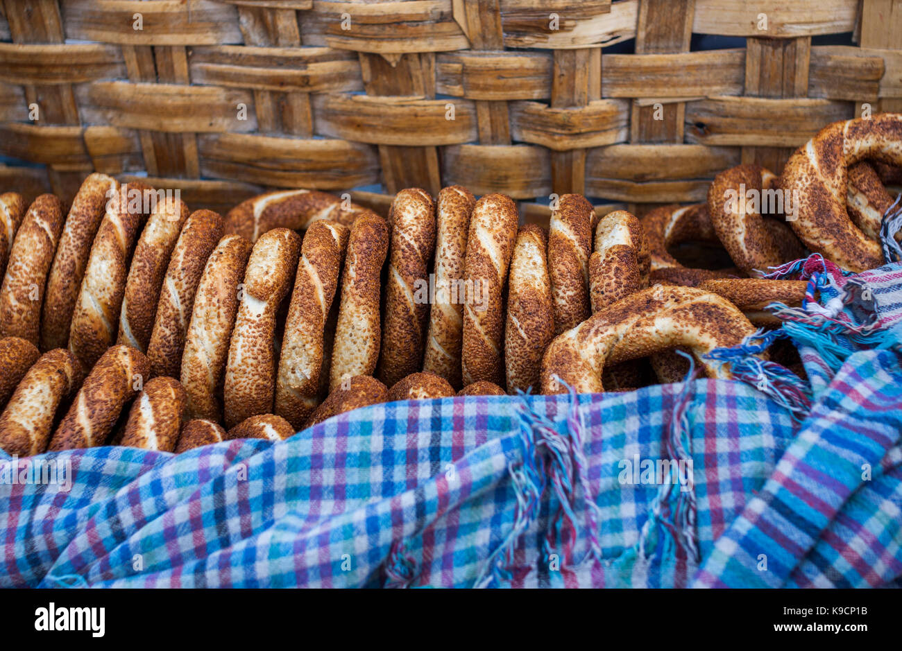 Türkische Bagel Stockfoto