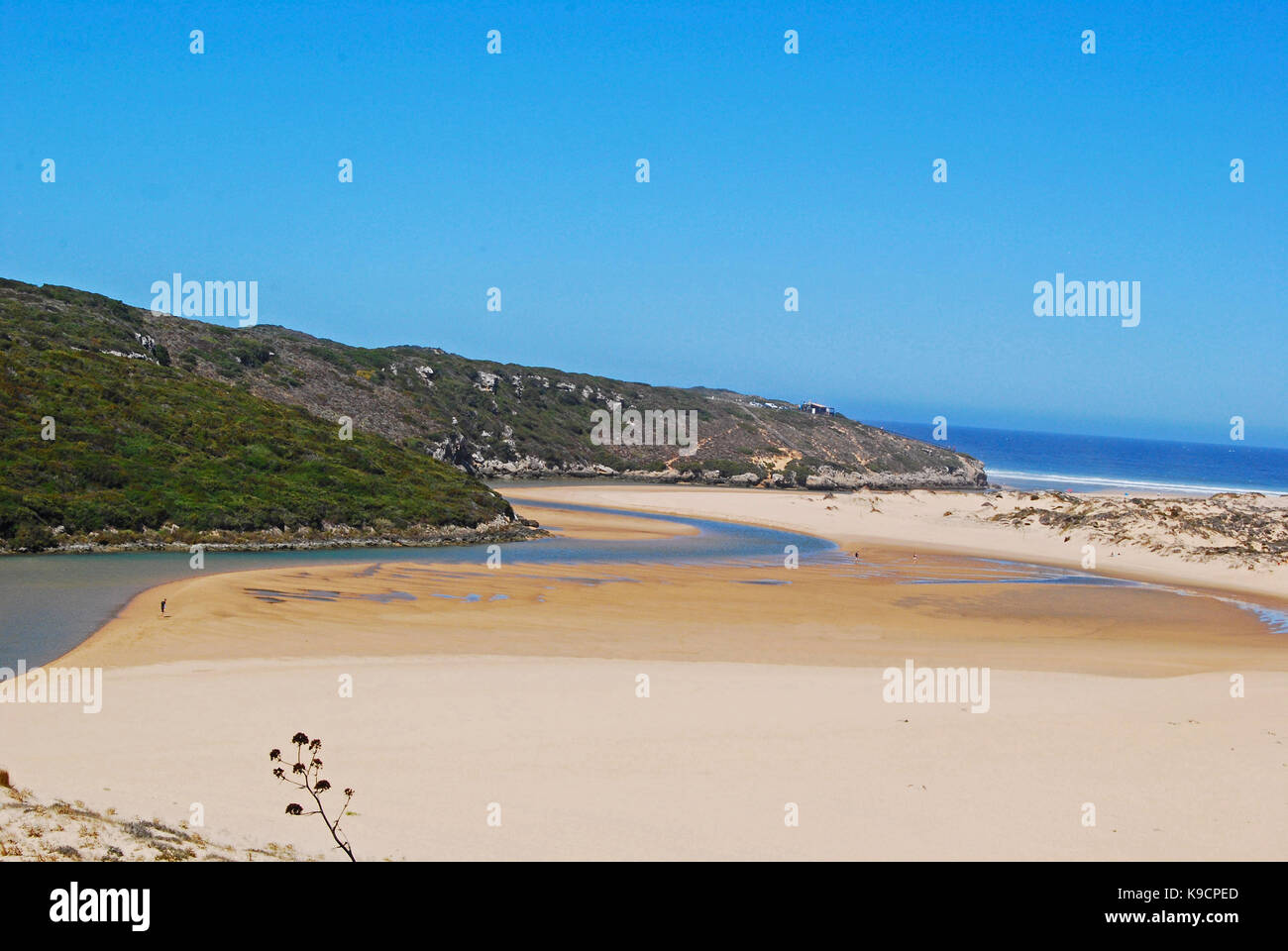 Amoreira Strand Aljezur Westalgarve Stockfoto