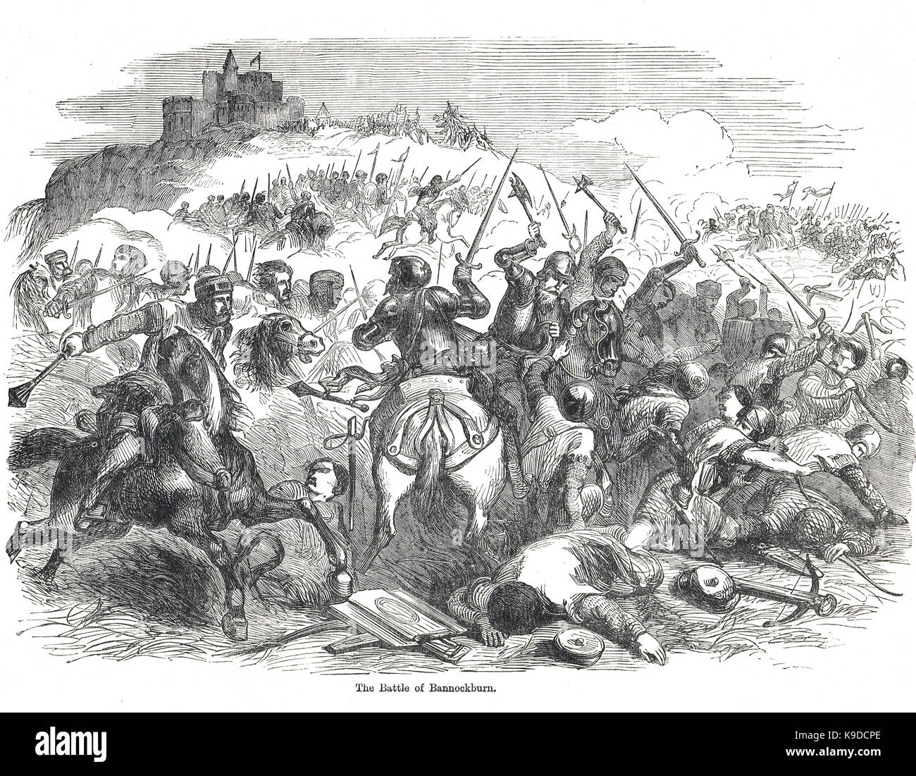 Die Schlacht von Bannockburn, 24. Juni 1413 Stockfoto