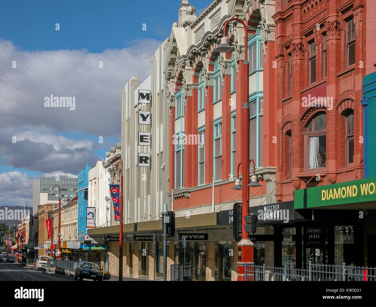 Liverpool Street, Hobart, Tasmanien, Australien Stockfoto